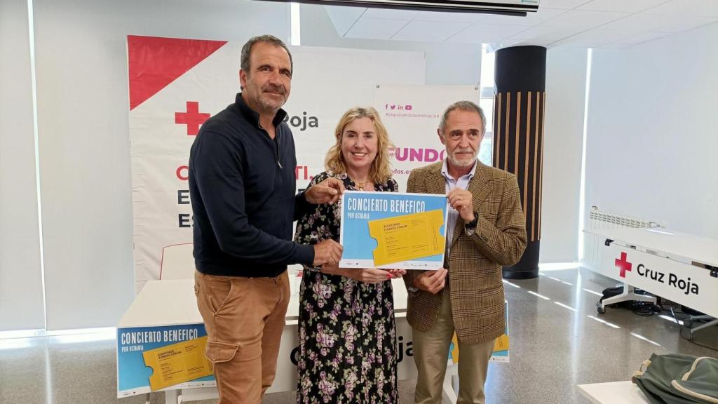 Presentación del concierto solidario de Fundos por Ucrania en Valladolid.