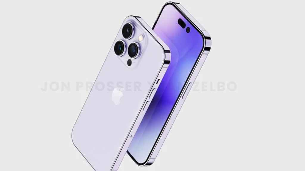 Renders del iPhone 14 según el diseñador gráfico conceptual Ian Zelbo.