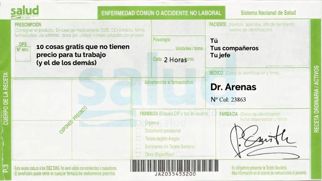 10 cosas gratis que no tienen precio para tu trabajo (y el de los demás)