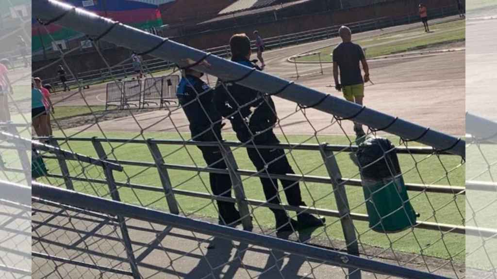 La Policía Local de Vigo entró el miércoles en Balaídos.