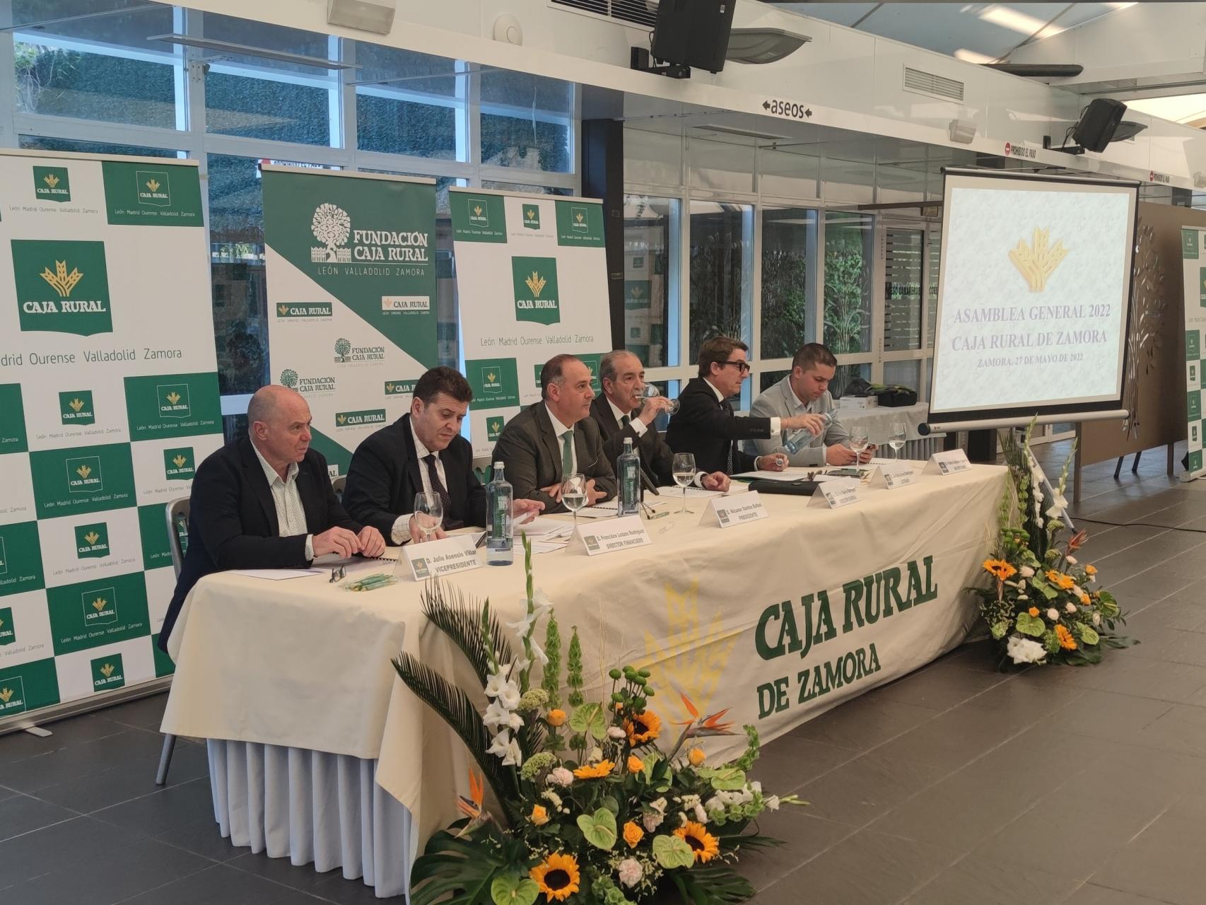 Asamblea de Caja Rural de Zamora, celebrada este viernes.