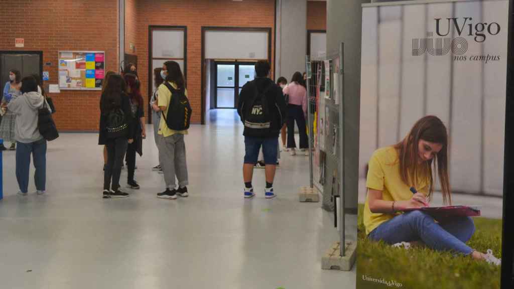 Alumnado de la UVigo.