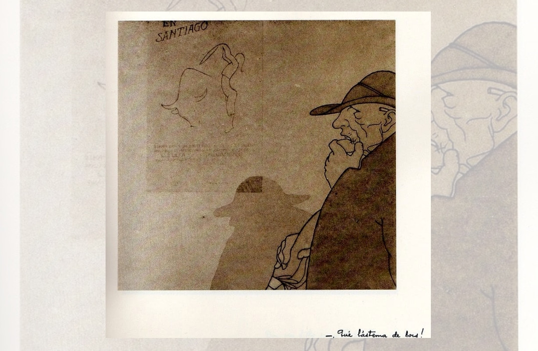 Estampa de Castelao para el Álbum Nós, entre 1916 y 1918. Foto: Orgullo Galego