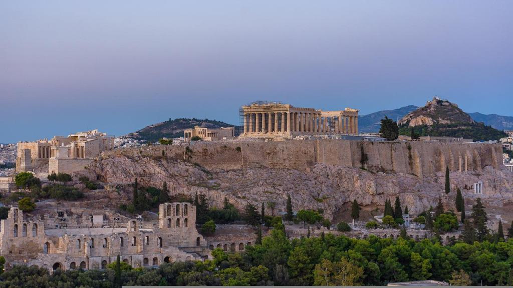 Acrópolis de Atenas.