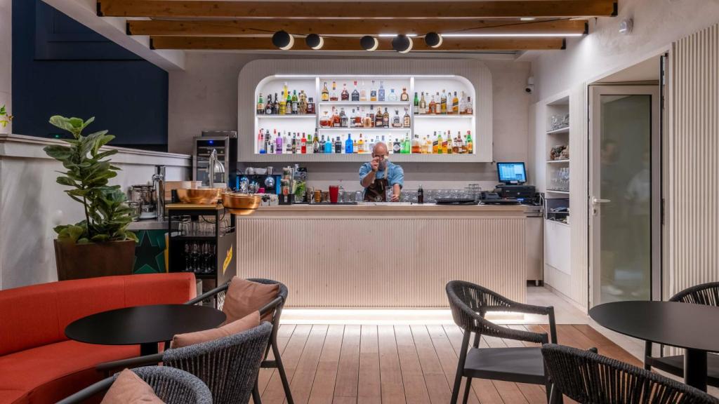 La7 Bar sólo ha estado vacío en el momento de hacer esta foto.