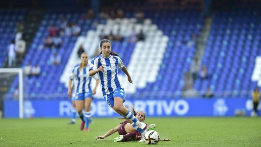 Imagen de archivo de un partido del Deportivo Abanca.