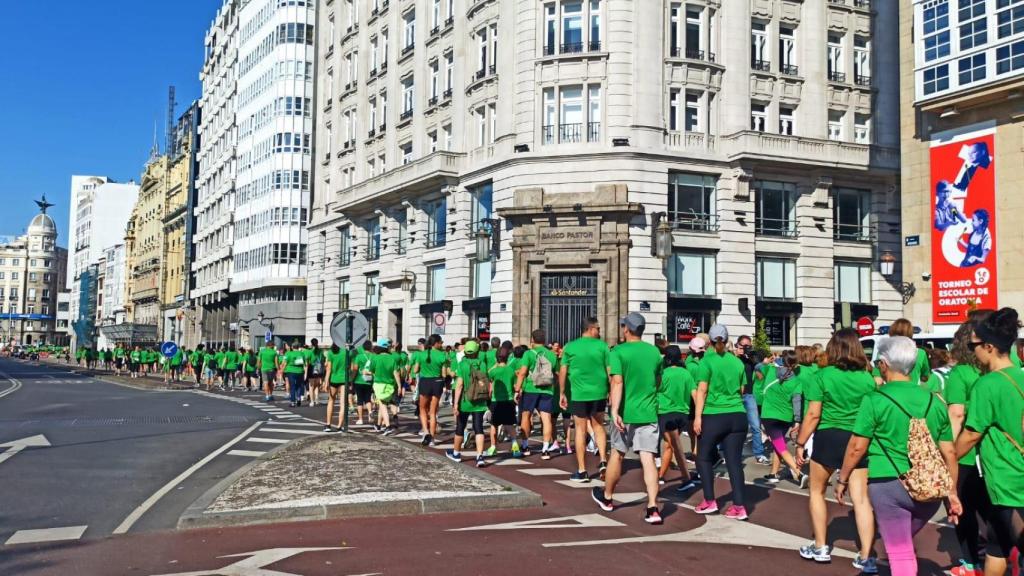 Imagen de archivo de la anterior andaina contra el cáncer