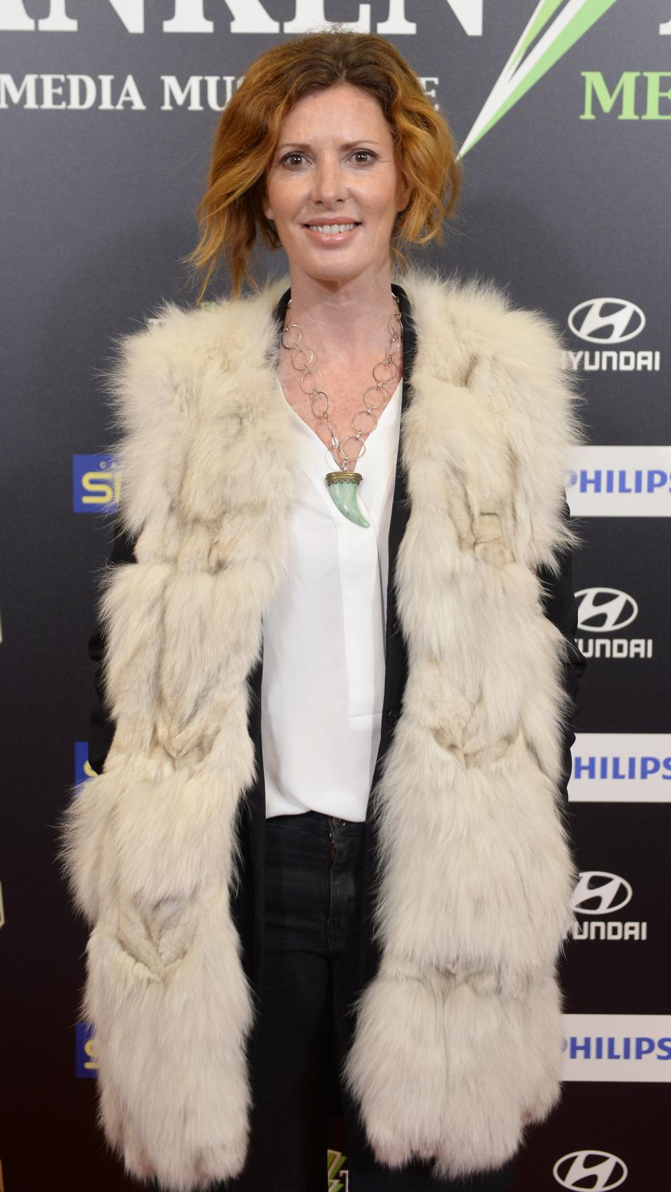 La presentadora Verónica Mengod en un evento público en noviembre de 2018.