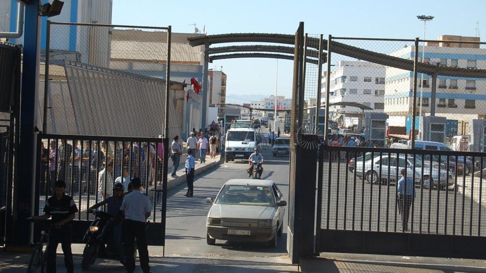 La aduana que conecta Marruecos con España en una imagen de archivo.