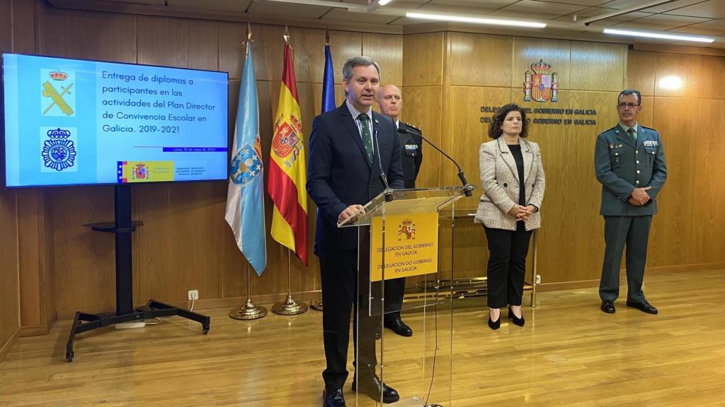 El delegado del Gobierno en Galicia, José Miñones.