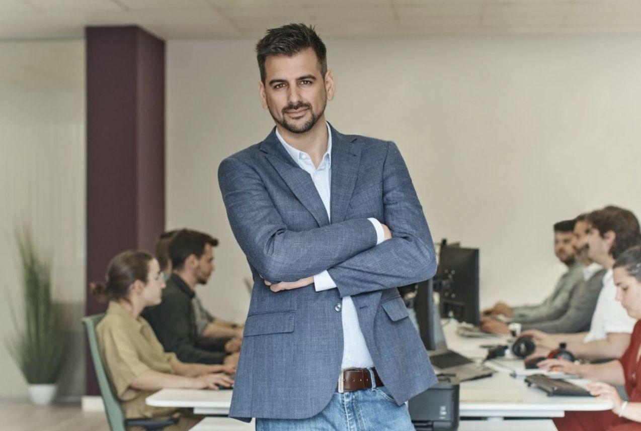 Uxío Fraga y su equipo.