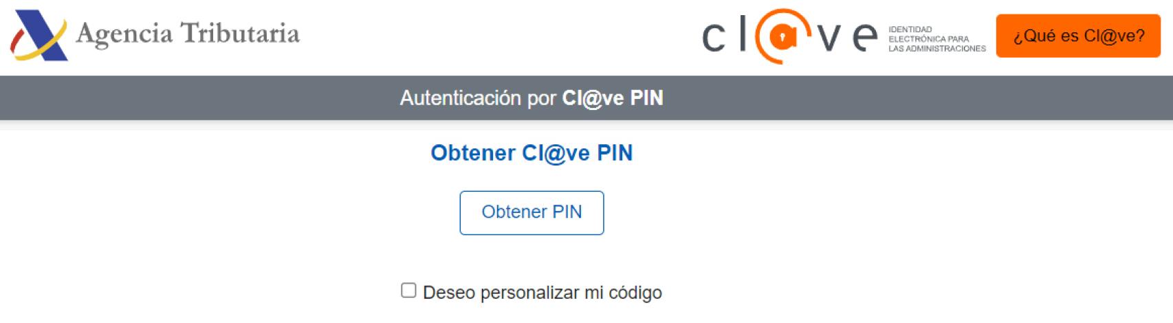 Acceso a Clave Pin