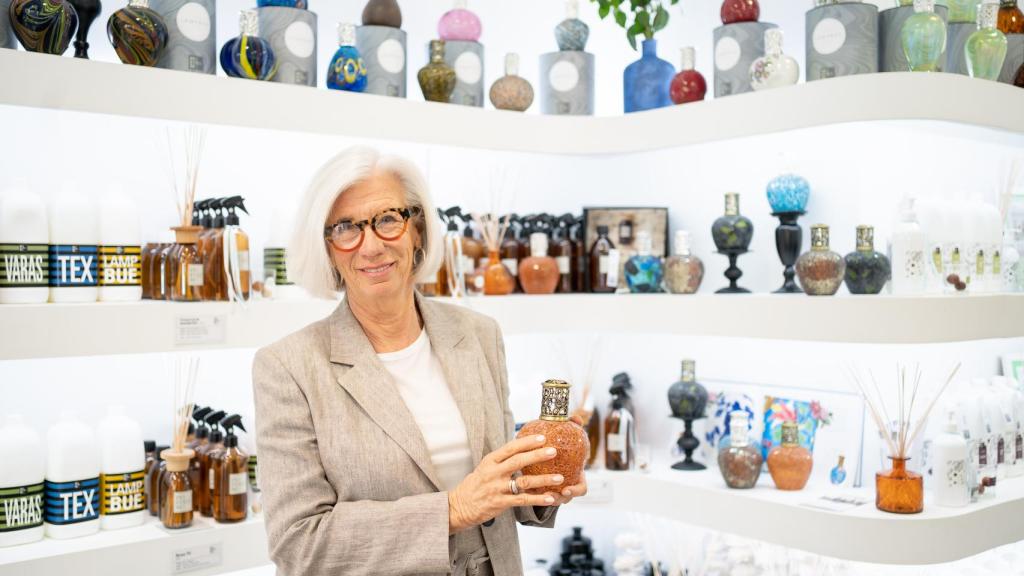 Marta Harff, en uno de los rincones de su primera tienda en España.