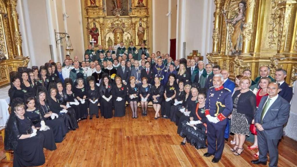 Imagen de la Cofradía durante una ceremonia