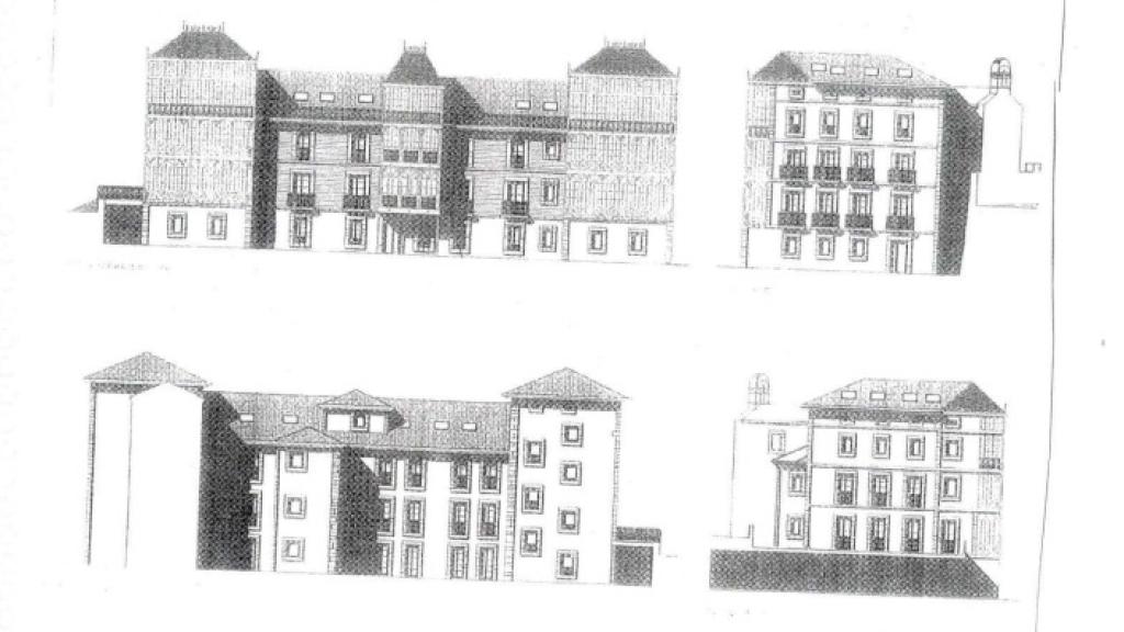 Un plano del palacio.