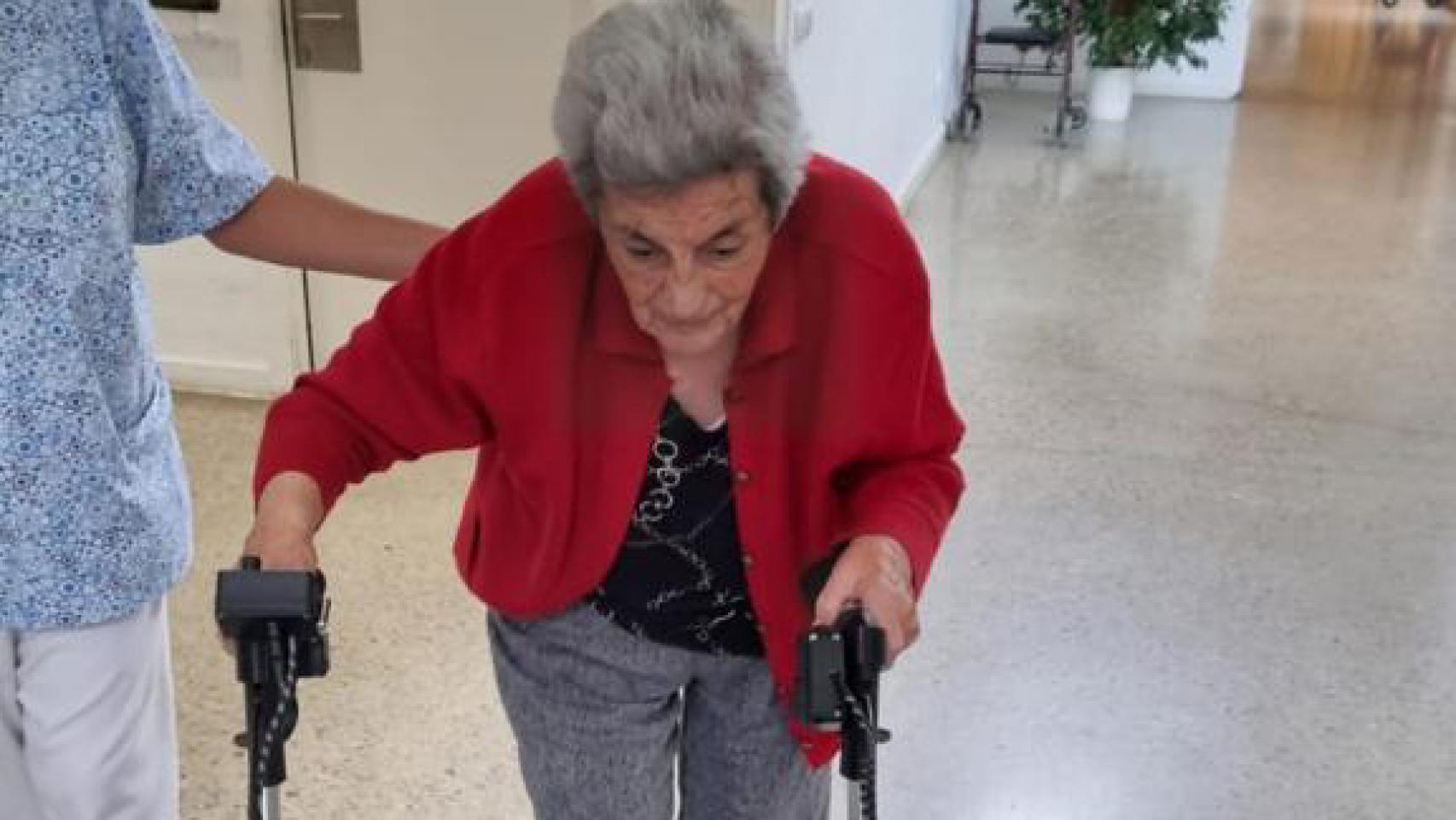 Pruebas de los andadores inteligentes de Cartif en la residencia de Camarzana de Tera (Zamora)