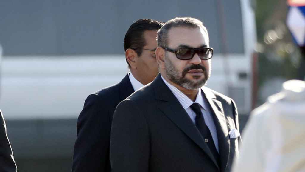 El rey Mohamed VI junto a su hijo, el príncipe Moulay Hassan.