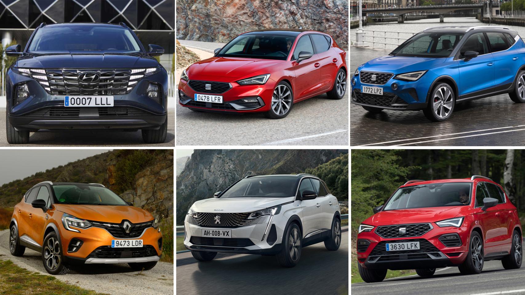 Seat Arona, Hyundai Tucson, Peugeot 2008: estos son los 25 coches más vendidos en España