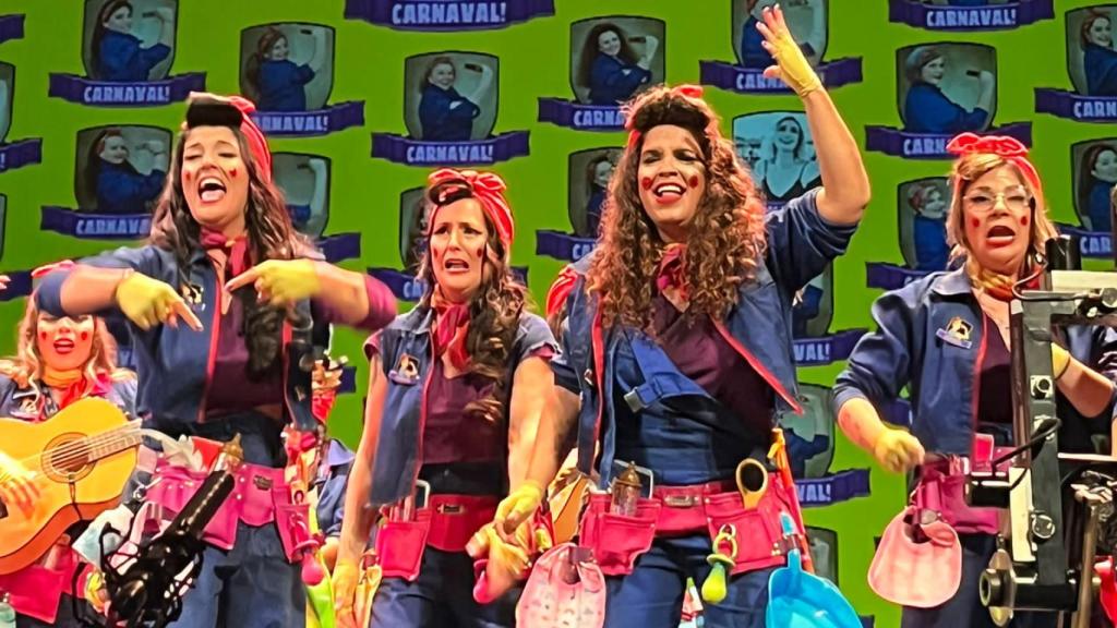 Las integrantes de 'We Can Do Carnaval' durante una actuación.