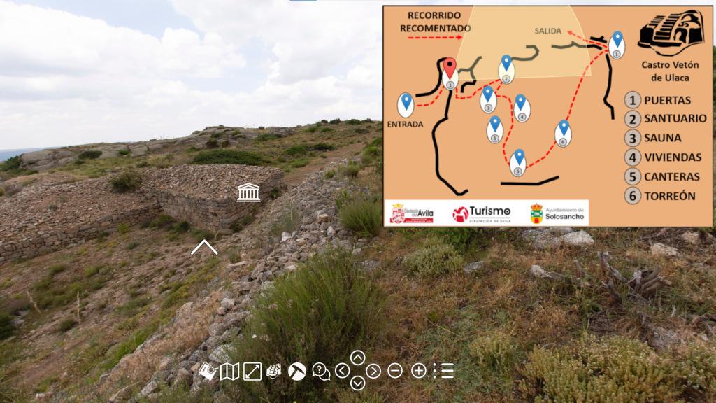 Captura visita virtual a Ulaca