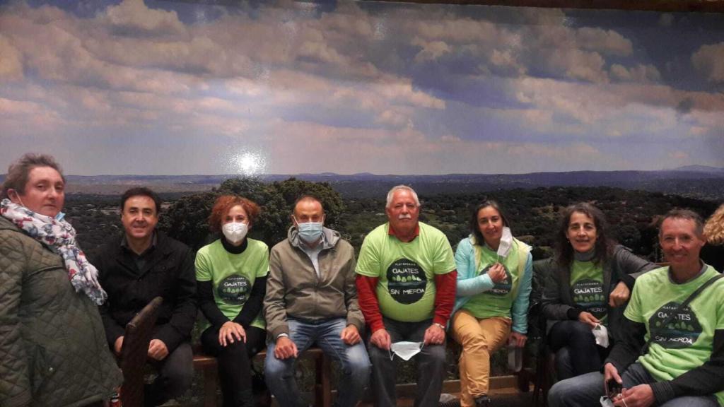 Miembros de la Plataforma 'Gajates sin Mierda'