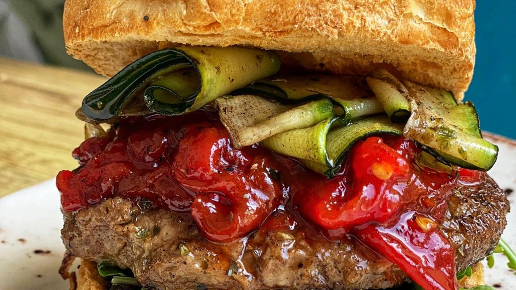 La hamburguesa creada para la ocasión.