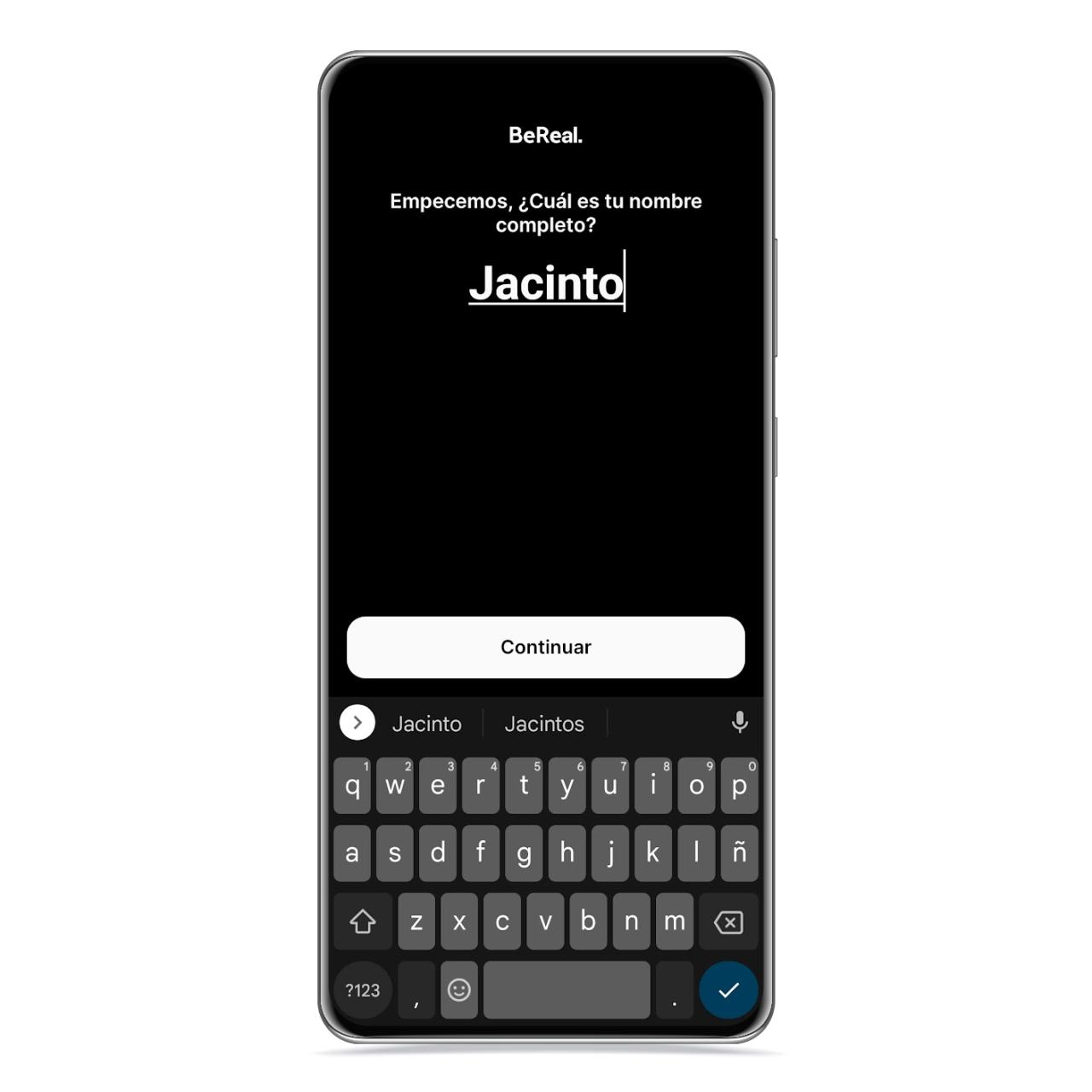 Interfaz minimalista de BeReal