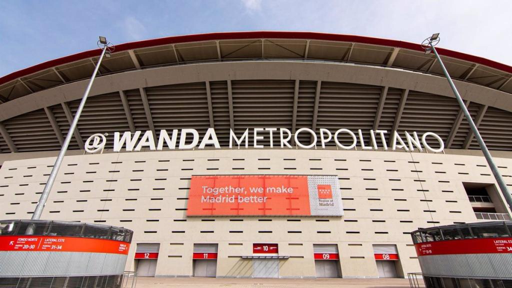 Fachada del Estadio Wanda Metropolitano