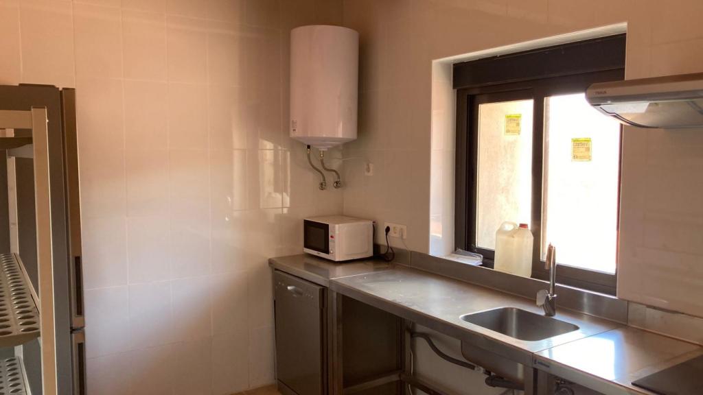 La cocina del nuevo bar en Joarilla de las Matas