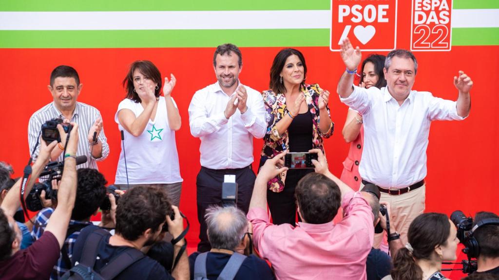 Espadas, en un momento del acto celebrado en Jaén.