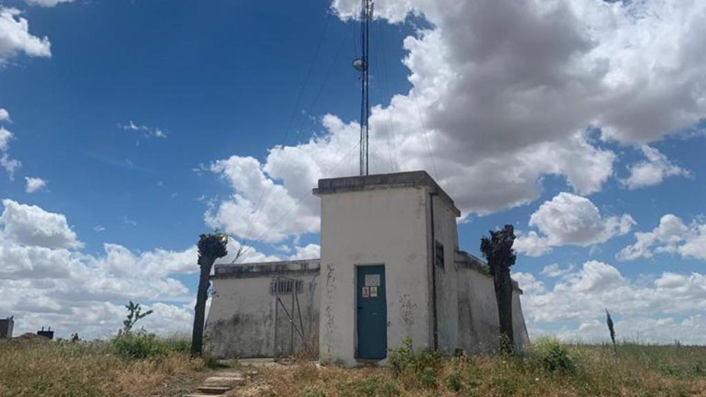 Uno de los repetidores en Castrejón de Trabancos