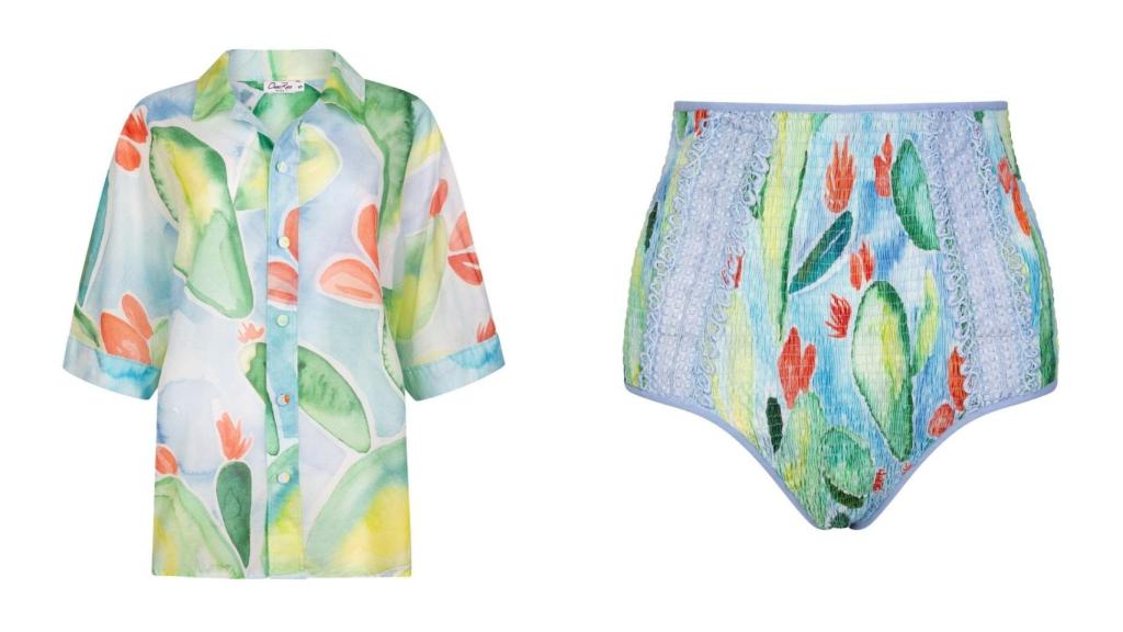 Blusa y culotte de Charo Ruiz.