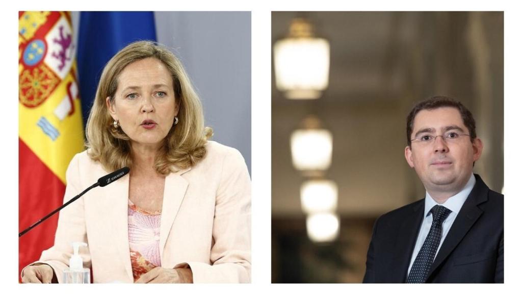 Nadia Calviño y Ángel Gavilán