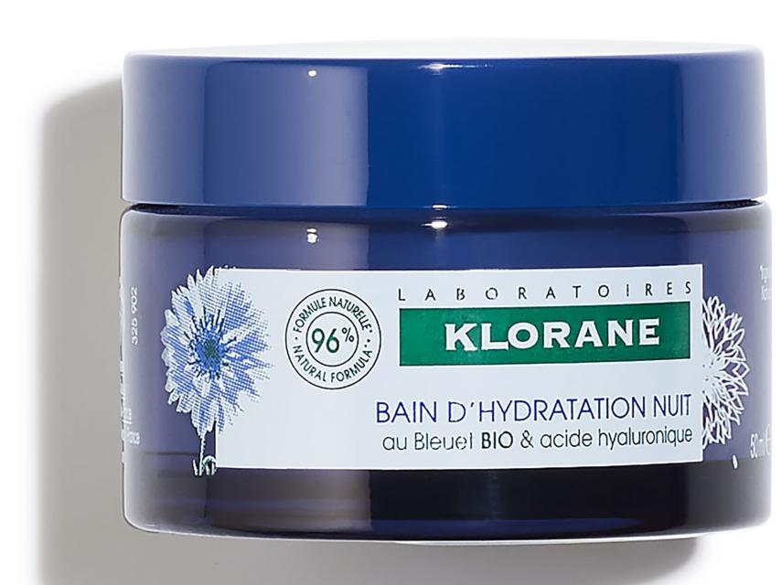 Baño de Hidratación Noche Aciano de Klorane.