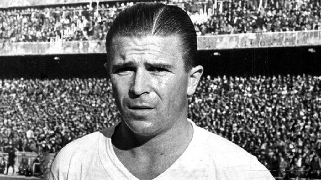 Ferenc Puskas, antes de un partido.
