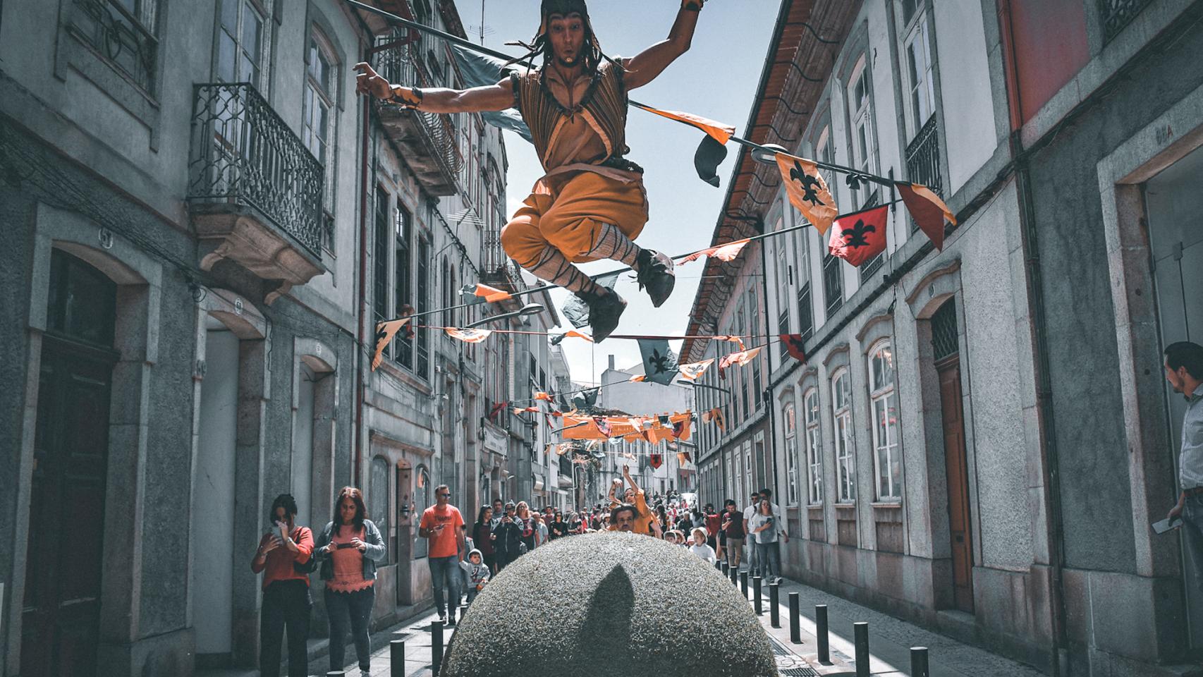 Imágenes del desfile inaugural de la Feria Medieval de Pinhel 2022