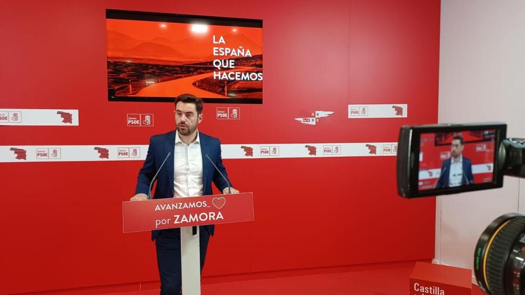 Antidio Fagúndez en la rueda de prensa de este viernes.