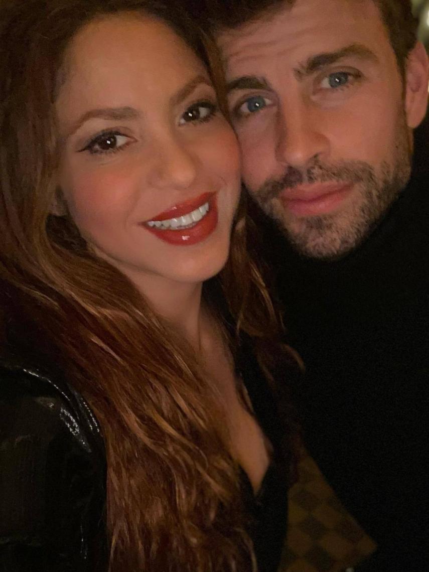 La última imagen que ha compartido Shakira con Gerard Piqué, en febrero de 2022.
