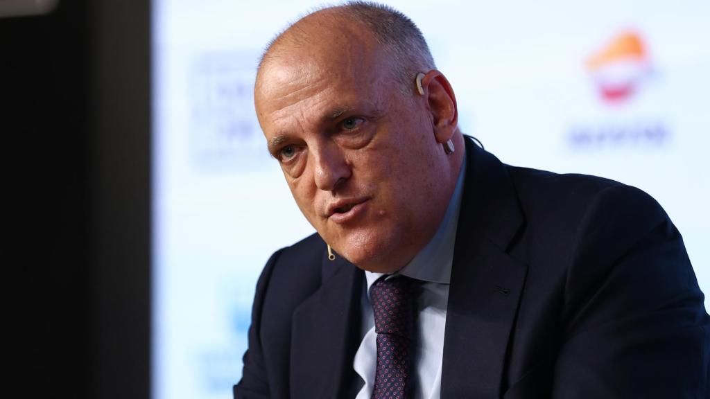 Javier Tebas, durante un acto de LaLiga