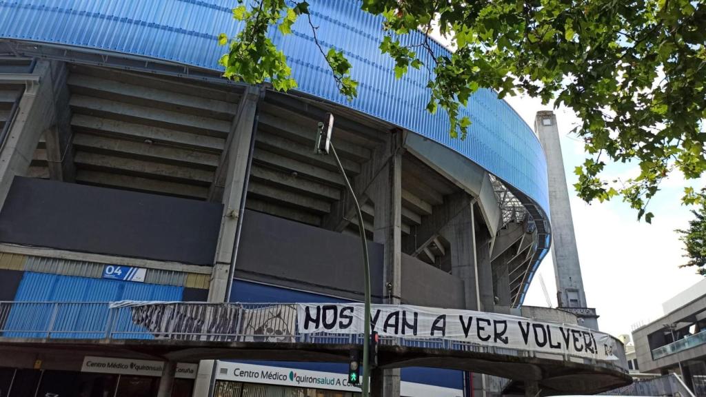 El Estadio de Riazor.