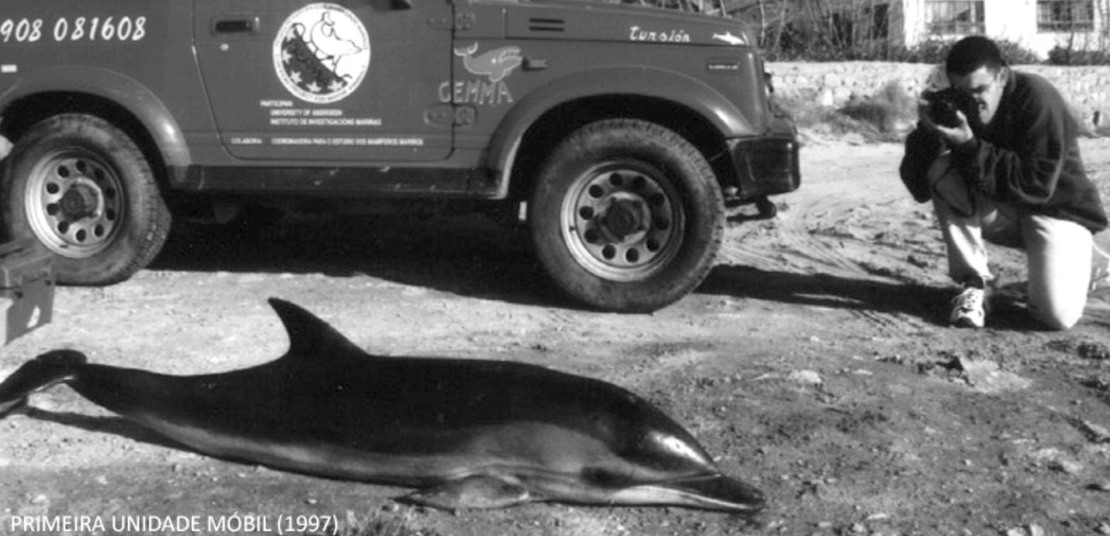 Primera Unidad Móvil, año 1997. Foto: Cemma