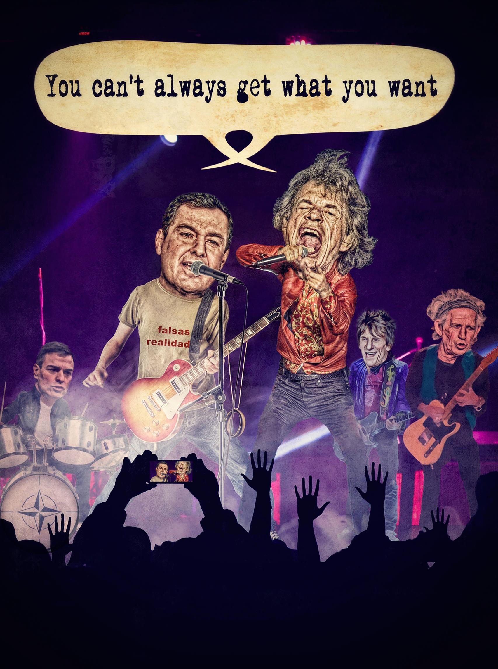 Con los Rolling, la OTAN, la Sociedad del Anillo y Juanma Moreno