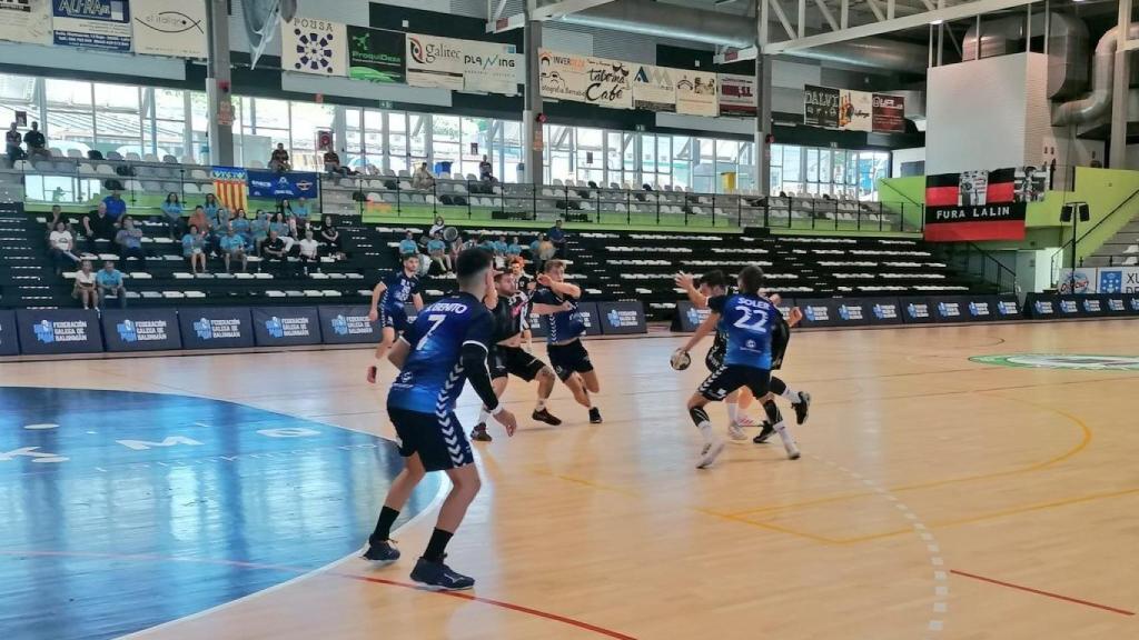 Jugadores Balonmano Benidorm.