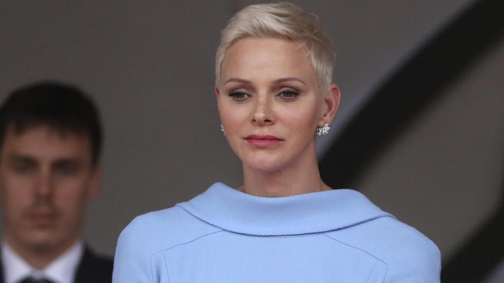 Charlène durante el Grand Prix de Mónaco 2022.