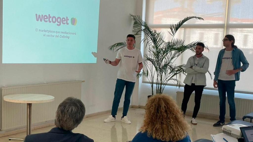 Juanjo Guillen, Jaime Alonso Gómez y Alejandro Gómez, fundadores de 'Wetoget'.