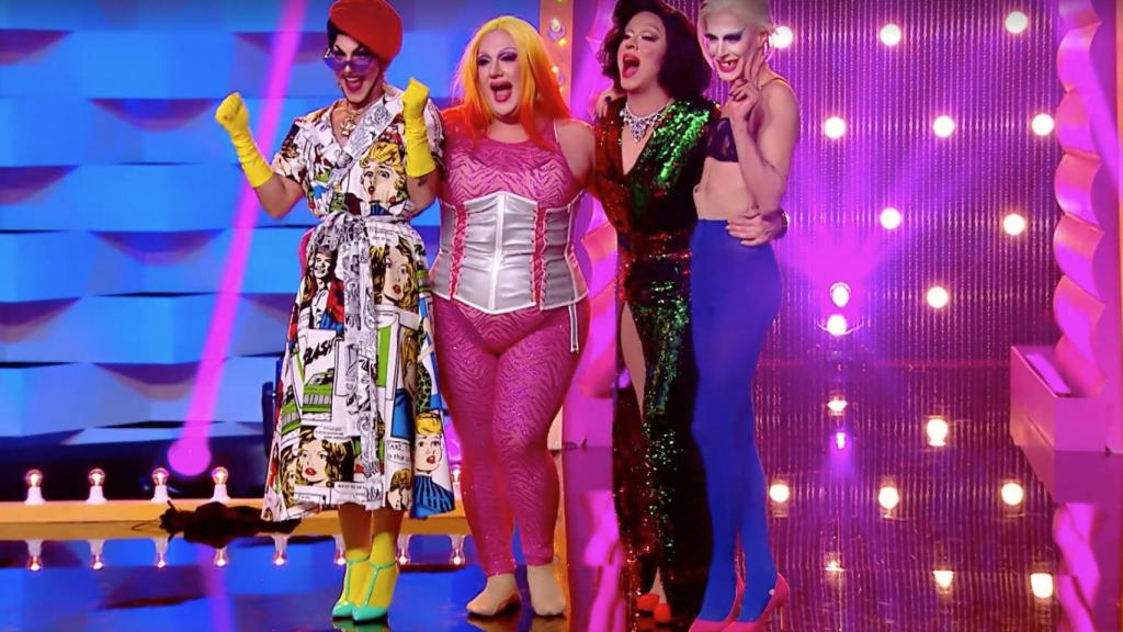 Las cuatro finalistas de 'Drag Race España'.