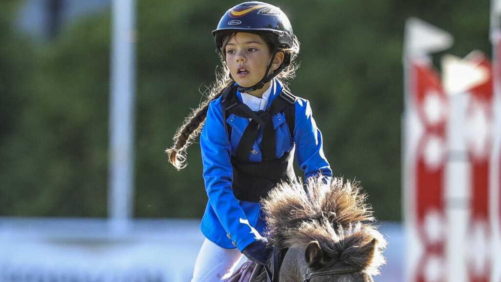Ximena durante sus competiciones
