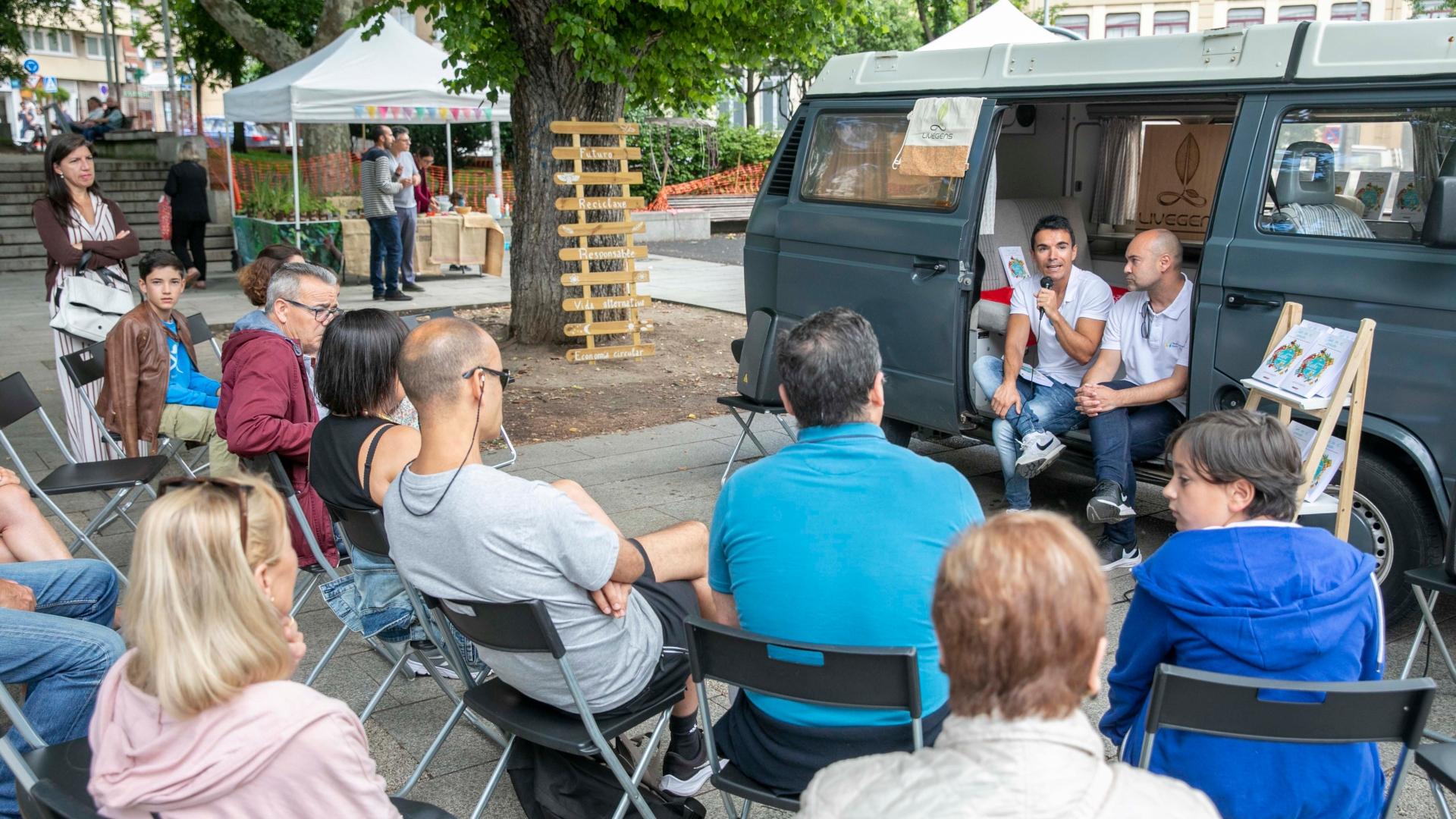 Uno de los coloquios por el Día Mundial del Medio Ambiente en el Campo da Leña. Foto: Concello da Coruña