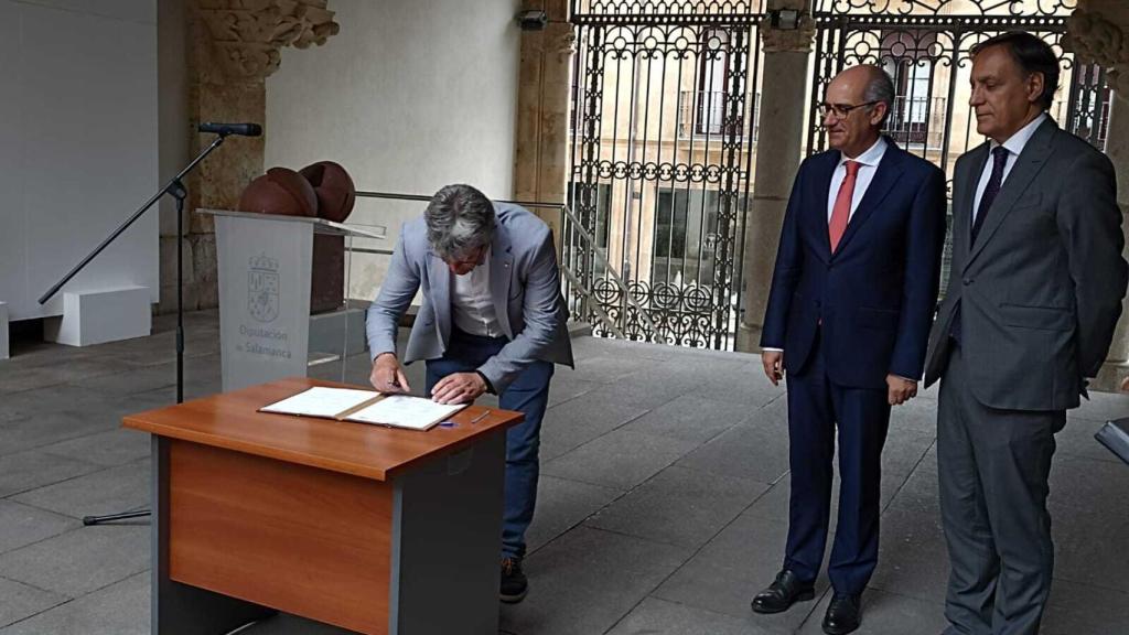 El alcalde de Doñinos, Manuel Hernández