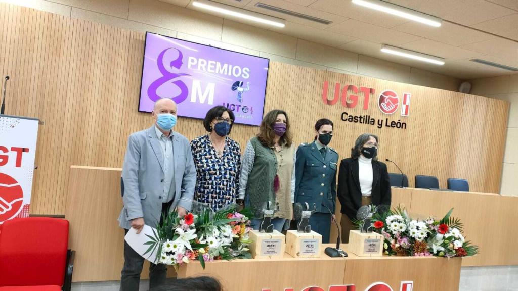 UGT Castilla y León en una foto de archivo durante la presentación de los premios 8-M